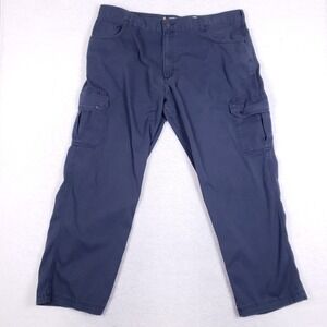 Lapco‎ FR Cargo Pants 42x32 Navy Blue Flame Resistant Workwear CAT2 NFPA 2112